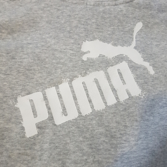 SzS Grey Puma mock neck hoodie - Picture 3 of 8